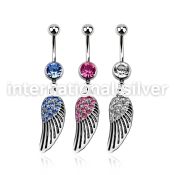 mcd607x belly rings surgical steel 316l belly button