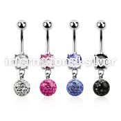 mcd625 belly rings surgical steel 316l belly button