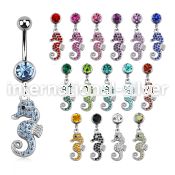 mcd674 belly rings surgical steel 316l belly button