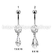 mcd712 belly rings surgical steel 316l belly button