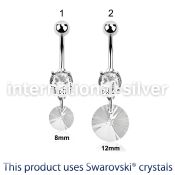 mcd718 belly rings surgical steel 316l belly button