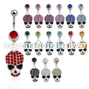 mcd722 belly rings surgical steel 316l belly button