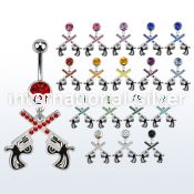 mcd750 belly rings surgical steel 316l belly button