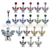 mcdang2 belly rings surgical steel 316l belly button