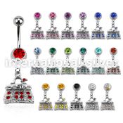 mcdbgc2 belly rings surgical steel 316l belly button
