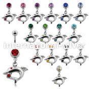 mcddp4 belly rings surgical steel 316l belly button