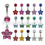 mcdflc20 belly rings surgical steel 316l belly button