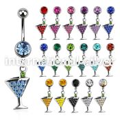 mcdmar2 belly rings surgical steel 316l belly button