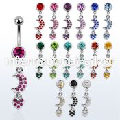 mcdmh belly rings surgical steel 316l belly button