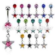 mcdsar belly rings surgical steel 316l belly button