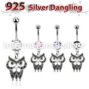 mcdvd21 belly rings surgical steel 316l belly button