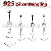 mcdvd22 belly rings surgical steel 316l belly button