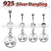 mcdvd23 belly rings surgical steel 316l belly button