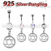 mcdvd6 belly rings surgical steel 316l belly button