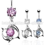 mcdz15 belly rings surgical steel 316l belly button