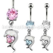 mcdz300 belly rings surgical steel 316l belly button