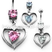 mcdz306 belly rings surgical steel 316l belly button