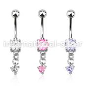 mcdz337 belly rings surgical steel 316l belly button
