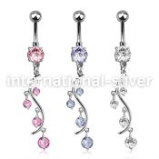 mcdz359 belly rings surgical steel 316l belly button