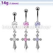mcdz379 belly rings surgical steel 316l belly button