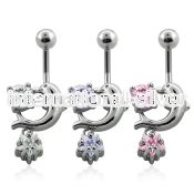 mcdz384 belly rings surgical steel 316l belly button