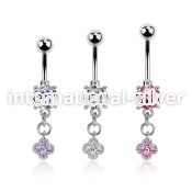 mcdz411 belly rings surgical steel 316l belly button
