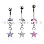 mcdz413 belly rings surgical steel 316l belly button