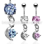 mcdz8 belly rings surgical steel 316l belly button