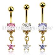 mdgz523 belly rings anodized surgical steel 316l belly button