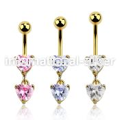 mdgz528 belly rings anodized surgical steel 316l belly button