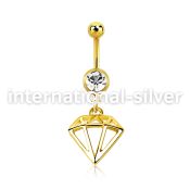 mdk575g anodized surgical steel belly bananas belly piercing