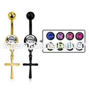 mdk757 belly rings anodized surgical steel 316l belly button