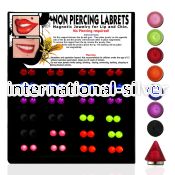 mg101 fake illusion body jewelry acrylic body jewelry belly button