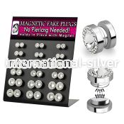 mgmpr16 cheaters  illusion plugs and tapers surgical steel 316l ear lobe