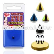 mgptn4 fake illusion body jewelry anodized surgical steel 316l nose