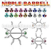 mjnp104 straight barbells surgical steel 316l nipple