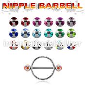 mjnpe5 straight barbells surgical steel 316l nipple