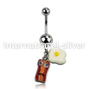 msd645 belly rings surgical steel 316l belly button
