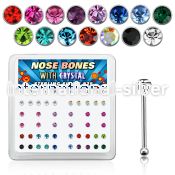 nb14mx nose bone silver 925 nose