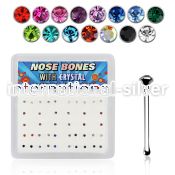 nb6mx nose bone silver 925 