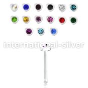 nbac5 nose bone acrylic body jewelry nose