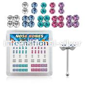 nbbxm1 nose bone silver 925 nose