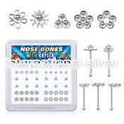 nbbxm7c 925 silver nose bones nose piercing