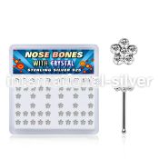 nbflbxc nose bone silver 925 nose