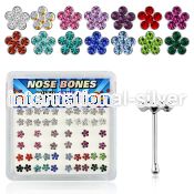 nbflbxs nose bone silver 925 nose