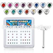 nbhrbxm nose bone silver 925 nose