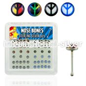 nblgx4 nose bone silver 925 nose