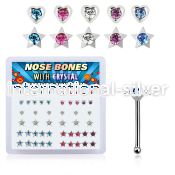 nbmhsm nose bone silver 925 nose