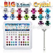 nbp19mx nose bone silver 925 nose