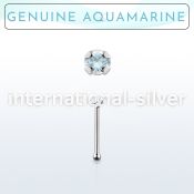 nbpge8 nose bone silver 925 nose